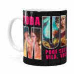 Caneca Toda Mulher Heroína Ou Vilã V01 Branca