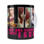 Caneca Toda Mulher Heroína Ou Vilã V01 Branca