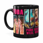 Caneca Toda Mulher Heroína Ou Vilã V01 Preta