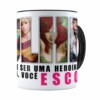Caneca Toda Mulher Heroína Ou Vilã V02 Preta