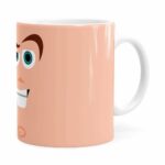 Caneca Toy Story Buzz Lightyear Minimalista V02 Branca