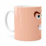 Caneca Toy Story Buzz Lightyear Minimalista V02 Branca