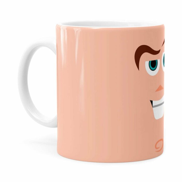 Caneca Toy Story Buzz Lightyear Minimalista V02 Branca
