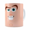 Caneca Toy Story Buzz Lightyear Minimalista V02 Branca