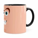 Caneca Toy Story Buzz Lightyear Minimalista V02 Preta