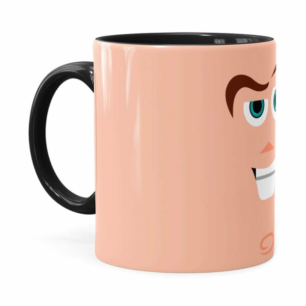 Caneca Toy Story Buzz Lightyear Minimalista V02 Preta