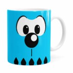 Caneca Turma Da Mônica Bidu Branca