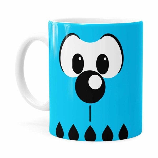 Caneca Turma Da Mônica Bidu Branca