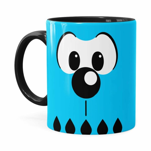 Caneca Turma Da Mônica Bidu Preta