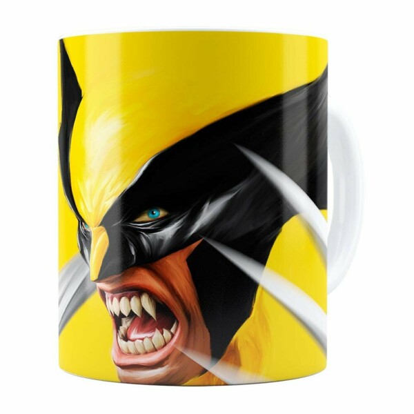 Caneca Wolverine X-men Branca
