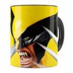 Caneca Wolverine X-Men Preta