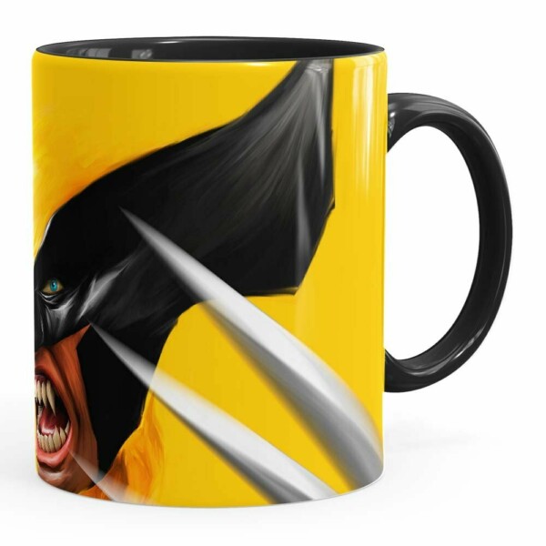 Caneca Wolverine X-Men Preta
