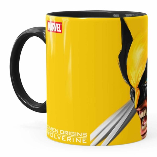 Caneca Wolverine X-Men Preta