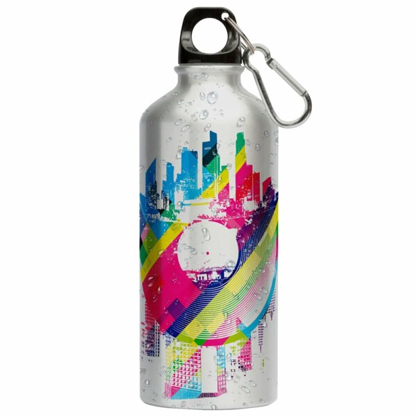 Squeeze Disco Vinil Urbano 500ml Aluminio