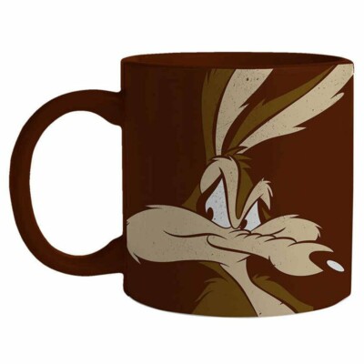 Caneca Coyote Big Face 300ml Porcelana