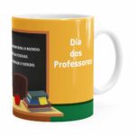 Caneca Dia Dos Professores Educação Muda Pessoas Branca
