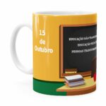 Caneca Dia Dos Professores Educação Muda Pessoas Branca