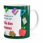 Caneca Dia Dos Professores Obrigado Pela Paciência Branca