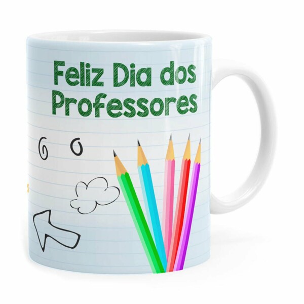 Caneca Dia Dos Professores Poder De Transformar Branca
