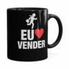 Caneca Do Vendedor Eu Amo Vender V01 Preta