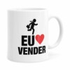 Caneca Do Vendedor Eu Amo Vender V02 Branca