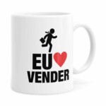 Caneca Do Vendedor Eu Amo Vender V02 Branca