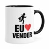 Caneca Do Vendedor Eu Amo Vender V02 Preta