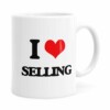 Caneca Do Vendedor I Love Selling Branca