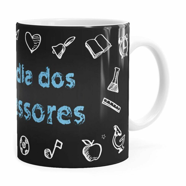 Caneca Feliz Dia Dos Professores Branca