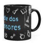 Caneca Feliz Dia Dos Professores Preta