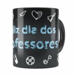 Caneca Feliz Dia Dos Professores Preta