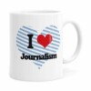 Caneca I Love Jornalism Branca