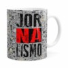 Caneca Jornalismo Black Jornal Branca