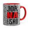 Caneca Jornalismo Black Jornal Vermelha