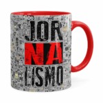 Caneca Jornalismo Black Jornal Vermelha