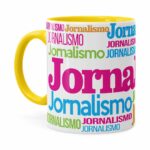 Caneca Jornalismo Colors Amarela
