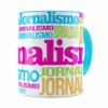 Caneca Jornalismo Colors Azul Claro