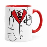 Caneca Médico V01 Vermelha