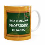 Caneca Melhor Professor Do Mundo Branca