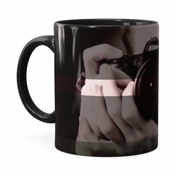 Caneca Personalizada Fotógrafo V02 Preta