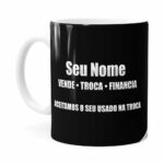 Caneca Personalizada Vendedor De Carros Branca