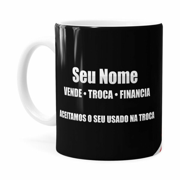 Caneca Personalizada Vendedor De Carros Branca