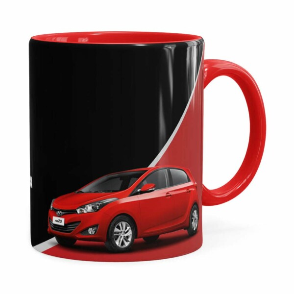 Caneca Personalizada Vendedor De Carros Vermelha
