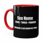 Caneca Personalizada Vendedor De Carros Vermelha