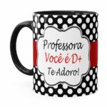 Caneca Professora Você é Demais Preta