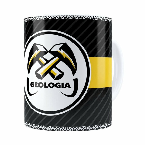 Caneca Profissões Geologia V01 Branca