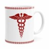 Caneca Profissões Médica V01 Branca