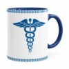 Caneca Profissões Médico V01 Azul Escuro