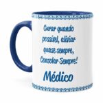 Caneca Profissões Médico V01 Azul Escuro