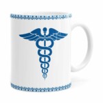 Caneca Profissões Médico V01 Branca